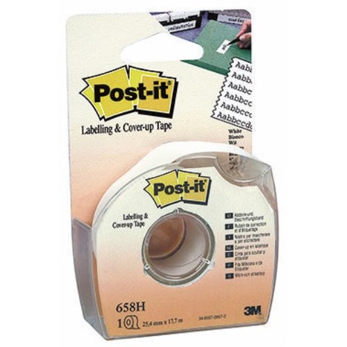 Post-it Korrekturband 658H 25,4mmx18m 8zeilig weiß