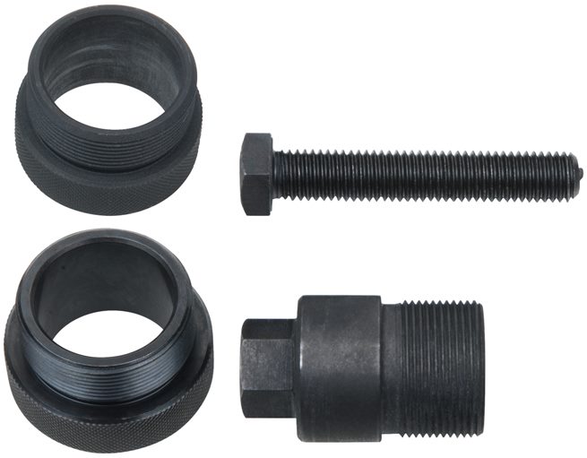 KS Tools 150.1575 Einspritzpumpenrad-Abzieher-Satz für BMW, 4-tlg.