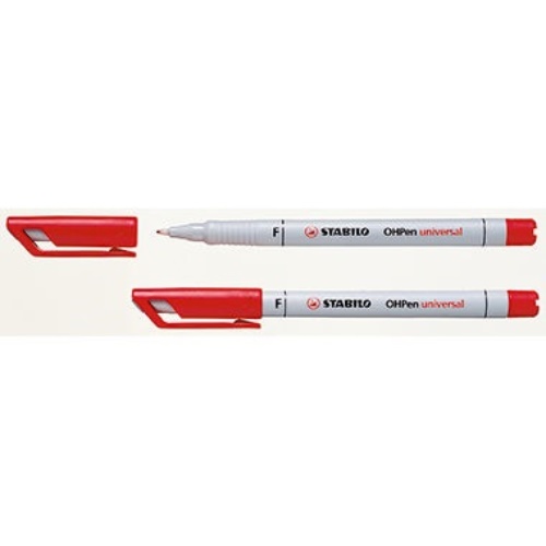 STABILO Folienschreiber OHPen 852/40 F 0,7mm rot