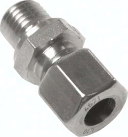 Gerade Schneidringverschr. M 22x1,5-15 L (M22x1,5), 1.4571 GE 15 LM M22 ES