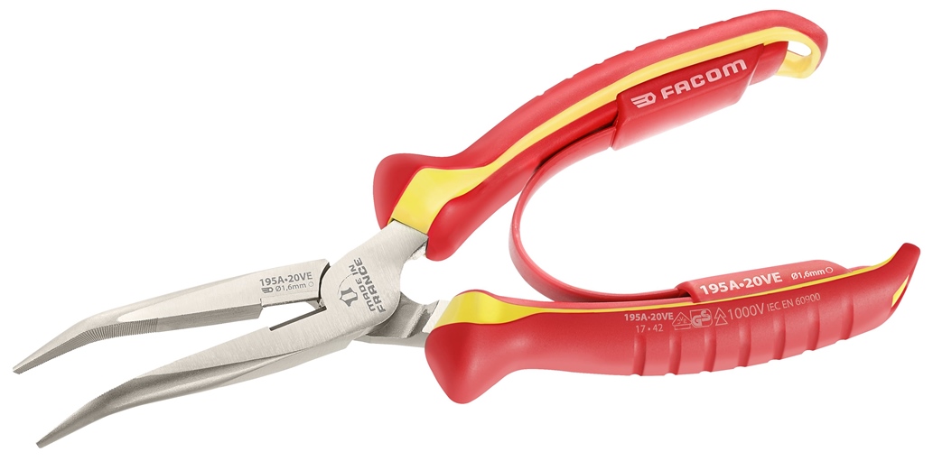 Facom 195A.20VE Zange 1000V Halbrund 200mm