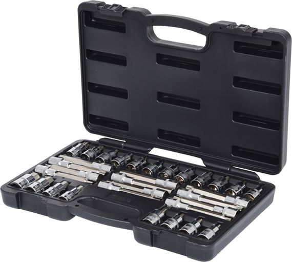 KS Tools 918.1752 1/2'' CHROMEplus Bit-Stecknuss-Satz, 32-tlg.