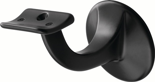 HERMETA 3506-70E Handlaufträger 3506 Aluminium kunststoffbeschichtet schwarz Dur