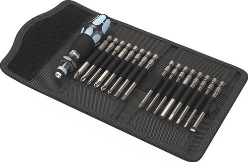 WERA 05071116001 Schraubendreher-Satz K K 60 Stainless 17-teilig mit Wechselklin