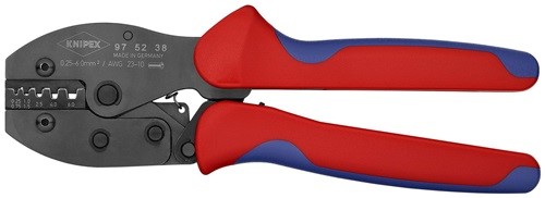 KNIPEX 97 52 38 Aderendhülsencrimpzange PreciForce® Gesamtlänge 220 mm 0,25 - 6