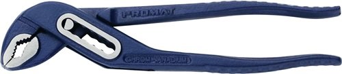 PROMAT  Wasserpumpenzange  Länge 300 mm Spannweite 45 mm poliert blau kordiert