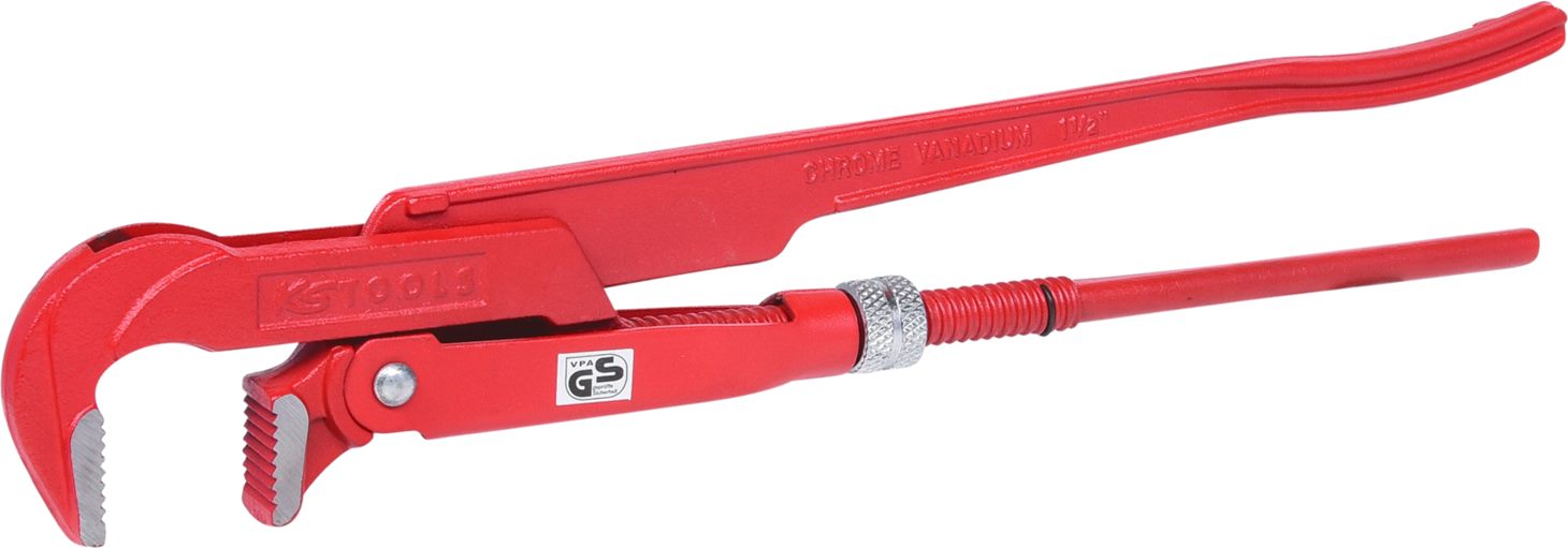KS Tools 111.1500 Eckrohrzange, 90° gewinkelt, 1.1/2''