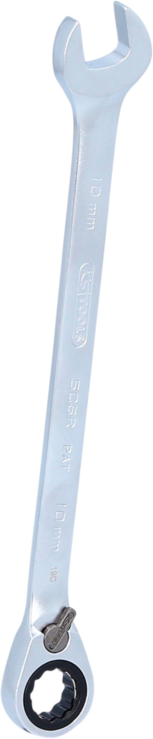 KS Tools 503.4910 GEARplus RINGSTOP-Ratschenringmaulschlüssel, 10mm