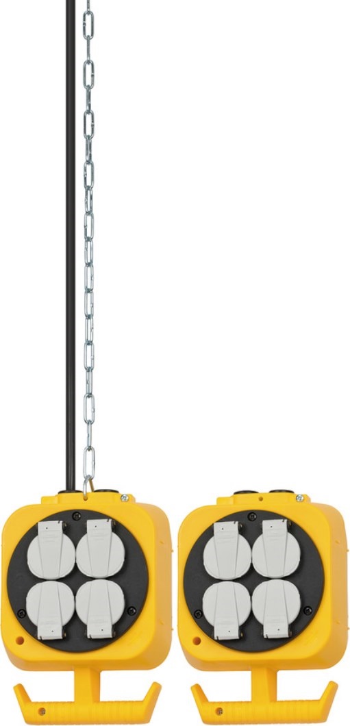 BRENNENSTUHL 1151760 Pendelstromverteiler 2x4fach Stedo