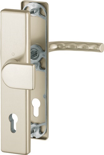 HOPPE 3958775 Schutzgarnitur Birmingham 78G/2221A/2440/1117 Aluminium F2 92 mm 6