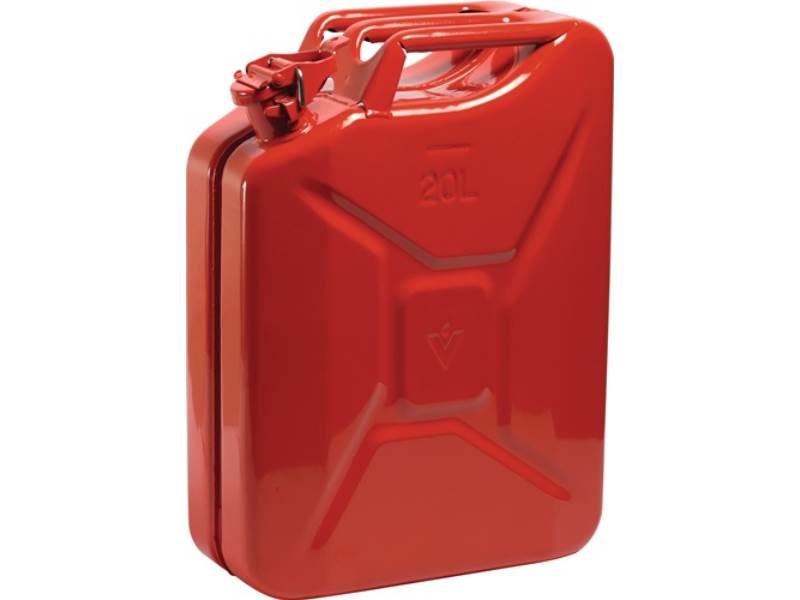 VALPRO KN0945 Kraftstoffkanister  20 l Feuerrot RAL 3000 Stahlblech 0,9 mm L345x