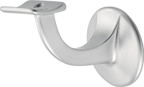 HERMETA 3501-01E Handlaufträger 3501 Aluminium silberfarbig eloxiert Durchmesser