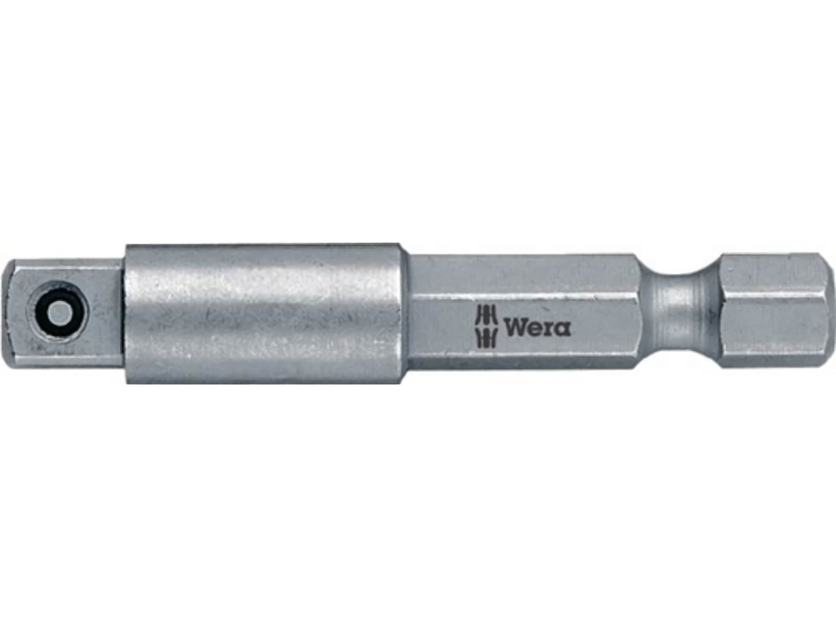 WERA 5050205001 Adapter 870/4 Antriebssechskant 1/4 Zoll Abtriebsvierkant 1/4 Zo