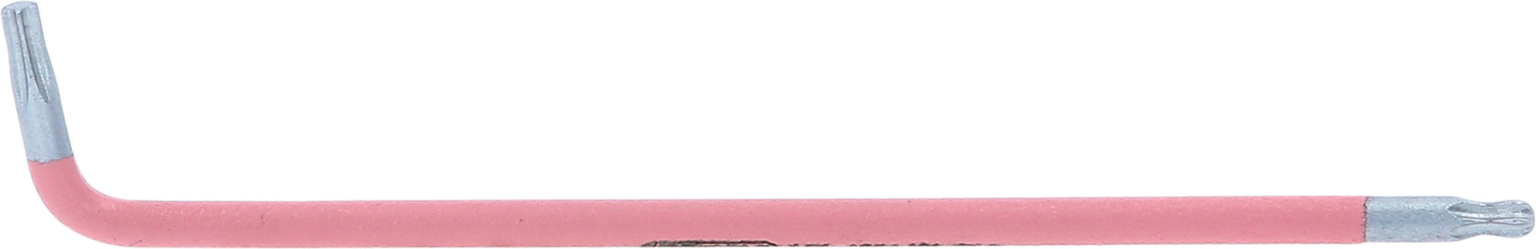 KS Tools 151.4291 Kugelkopf-Torx-Winkelstiftschlüssel, XL, T10, 108° abgewinkelt