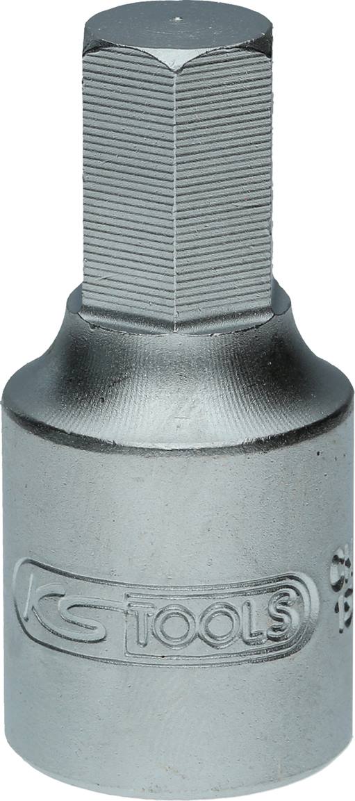KS-Tools 150.9125 3/8'' Öldienst-Bit-Stecknuss für Innensechskant-Schrauben, 10