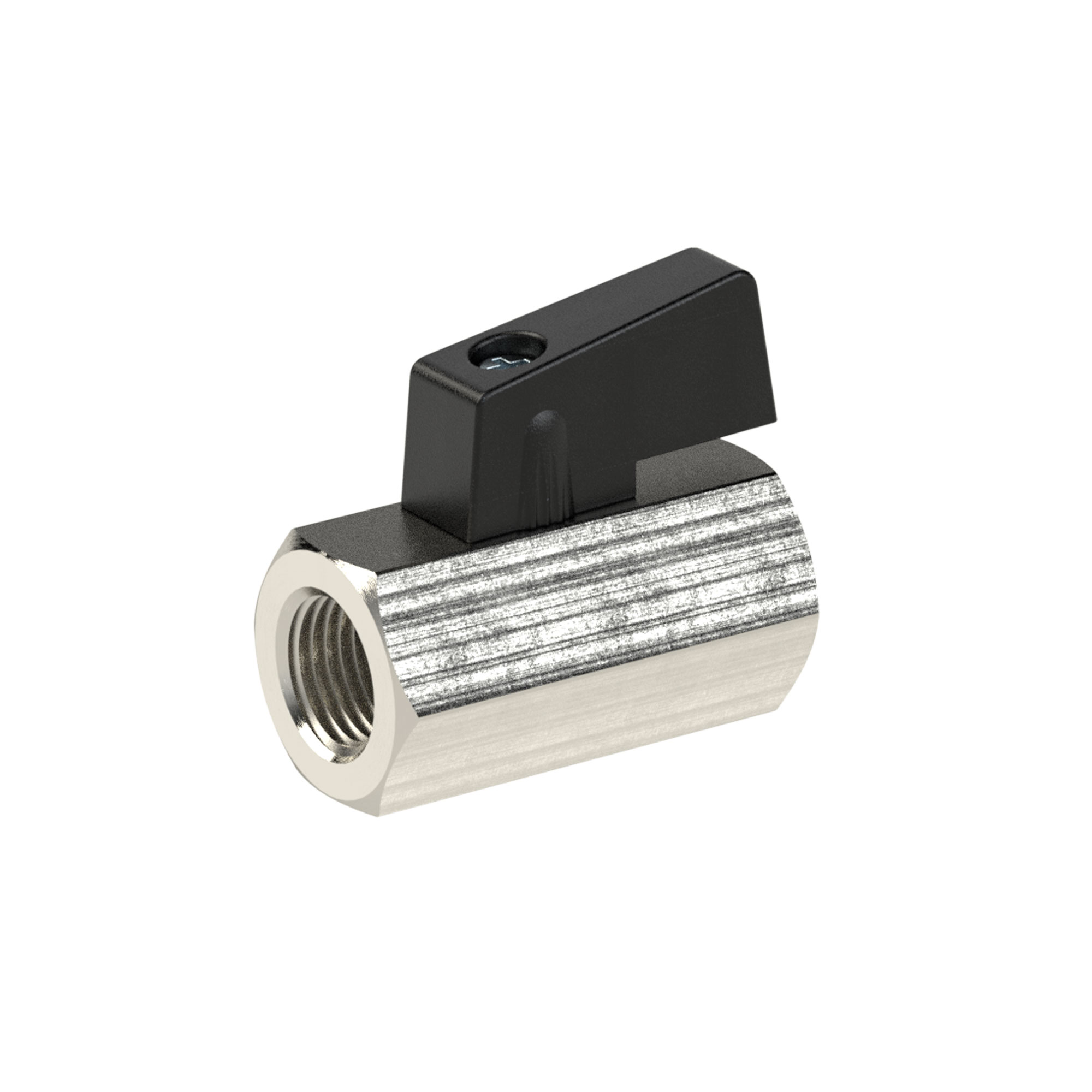 RIEGLER 103340 Mini-Kugelhahn  13,16 mm G 1/4 Zoll Innen-/Innengewinde
