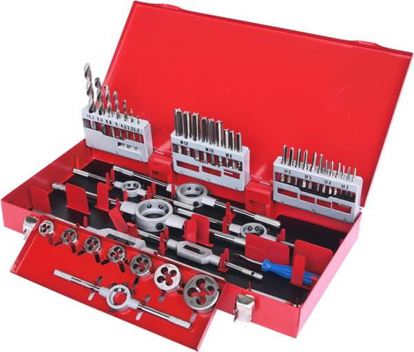 KS Tools 331.0744 HSS Co Gewindeschneidwerkzeug-Satz, 44-tlg.