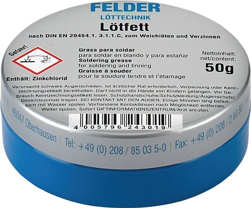 FELDER 243100351 Lötfett  50 g zum Weichlöten