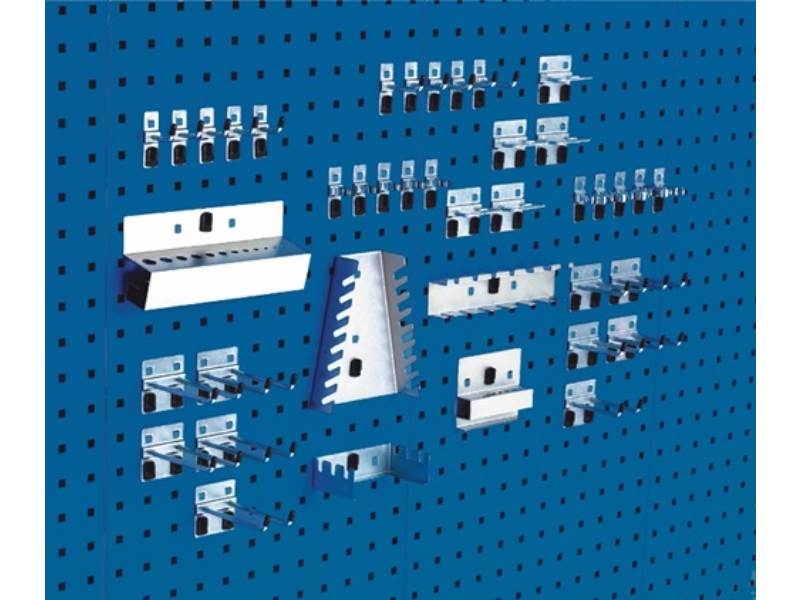 BOTT 14031414 Werkzeughaltersortiment  40-tlg. verzinkt passend für Lochplatten