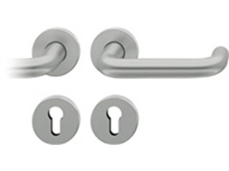 FSB 0 12 1070 01310 0105 Rosettengarnitur 12 1070 Aluminium 0105 U-Form PZ DIN l