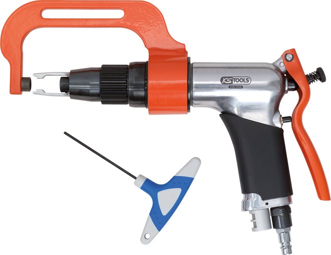 KS Tools 515.1310 Druckluft-Schweißpunkt-Bohrmaschinen-Satz, 3-tlg.
