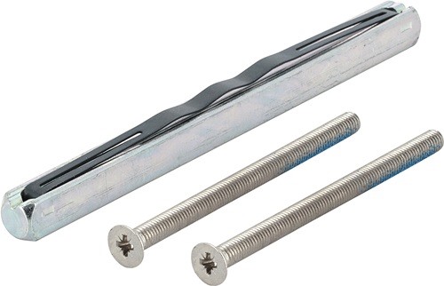 HOPPE 11523542 Befestigungs-Set Sertos® FS-G/G 65-70 mm M5 x 75 Vierkant 9 x 125
