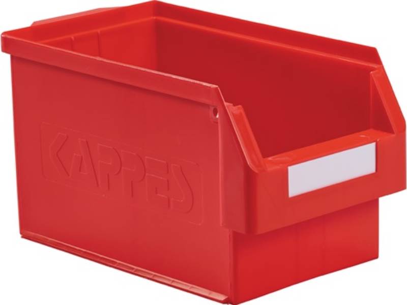 RASTERPLAN 6002.00.0251 Sichtlagerkasten  L350xB200xH200mm PE rot