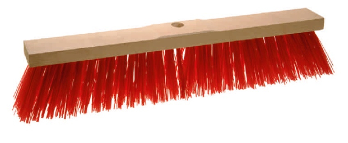 STRASSENBESEN - ELASTON, Rot Gr.40 cm Sattelholz