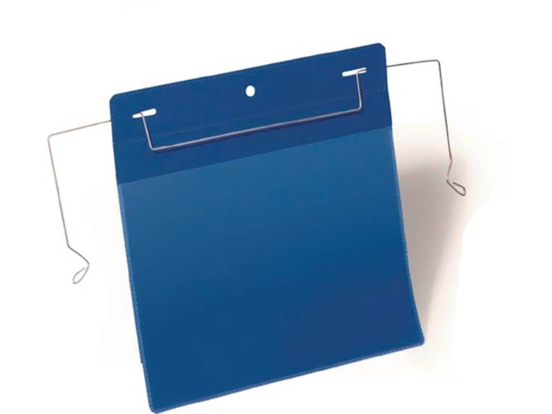 DURABLE 175207 Dokumententasche  B210xH148 mm DIN A5 quer mit flexiblem Drahtbüg
