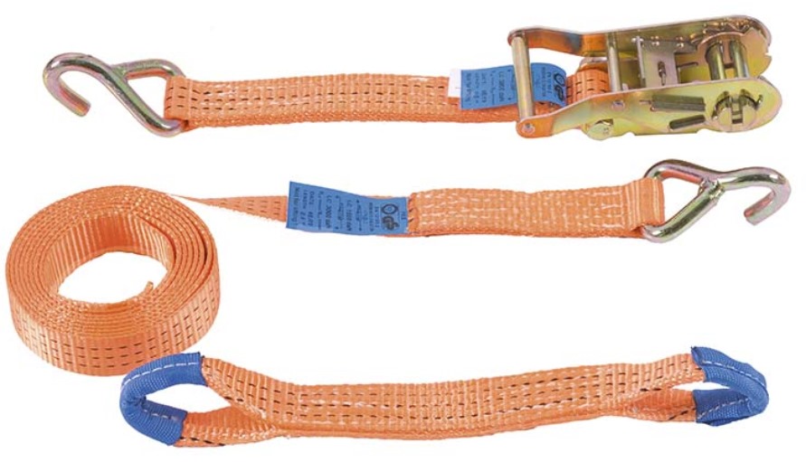 Gr .35 mm ZURRGURT ZUR AUTOVERLADUNG, 3-TEILIG MIT FINGER-  LASHING STRAP FOR CA