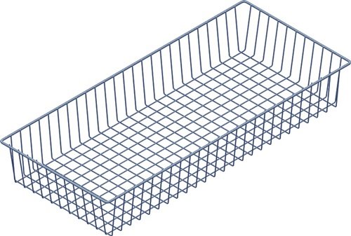 ALFER ALUMINIUM 10705-00003 Drahtkorb  Höhe 120 mm Breite 800 mm Tiefe 350 mm we