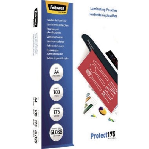 Fellowes Laminierfolie Protect 175 5308703 DIN A4 tr 100 St./Pack.