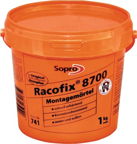 SOPRO 74181 Montagemörtel Racofix® 8700 1:3 Raumteile (Wasser/Mörtel) 1 kg