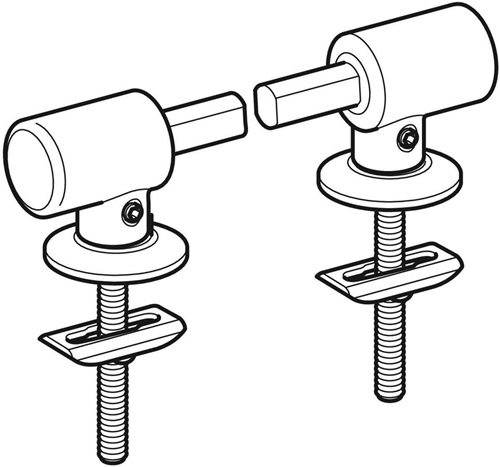 GEBERIT 598035000 Scharniere  passend zu WC-Sitz 574410