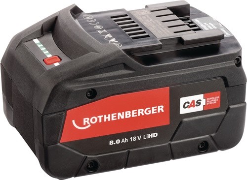 ROTHENBERGER 1000002549 Akku CAS 18 V 8,0 Ah Li-HD Akku