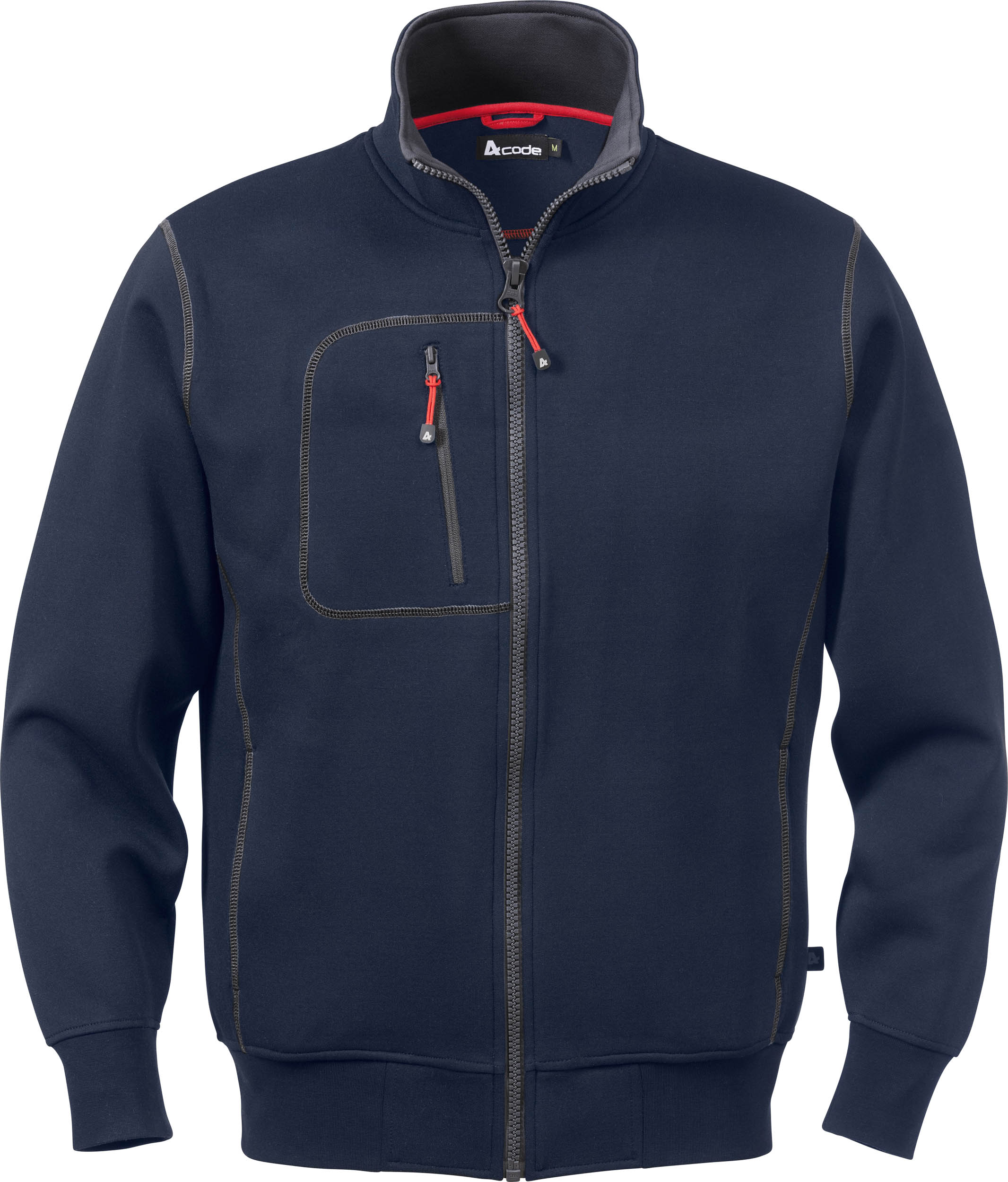 FRISTADS 110169-543 Acode Sweatjacke 1747 DF  Gr.L Nachtblau