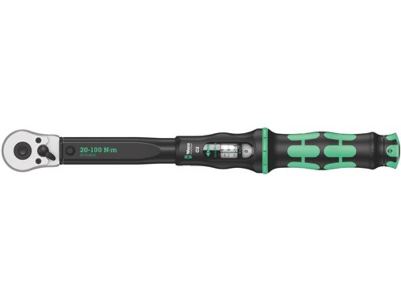 WERA 5075621001 Drehmomentschlüssel Click-Torque C 2 1/2 Zoll 20 - 100 Nm