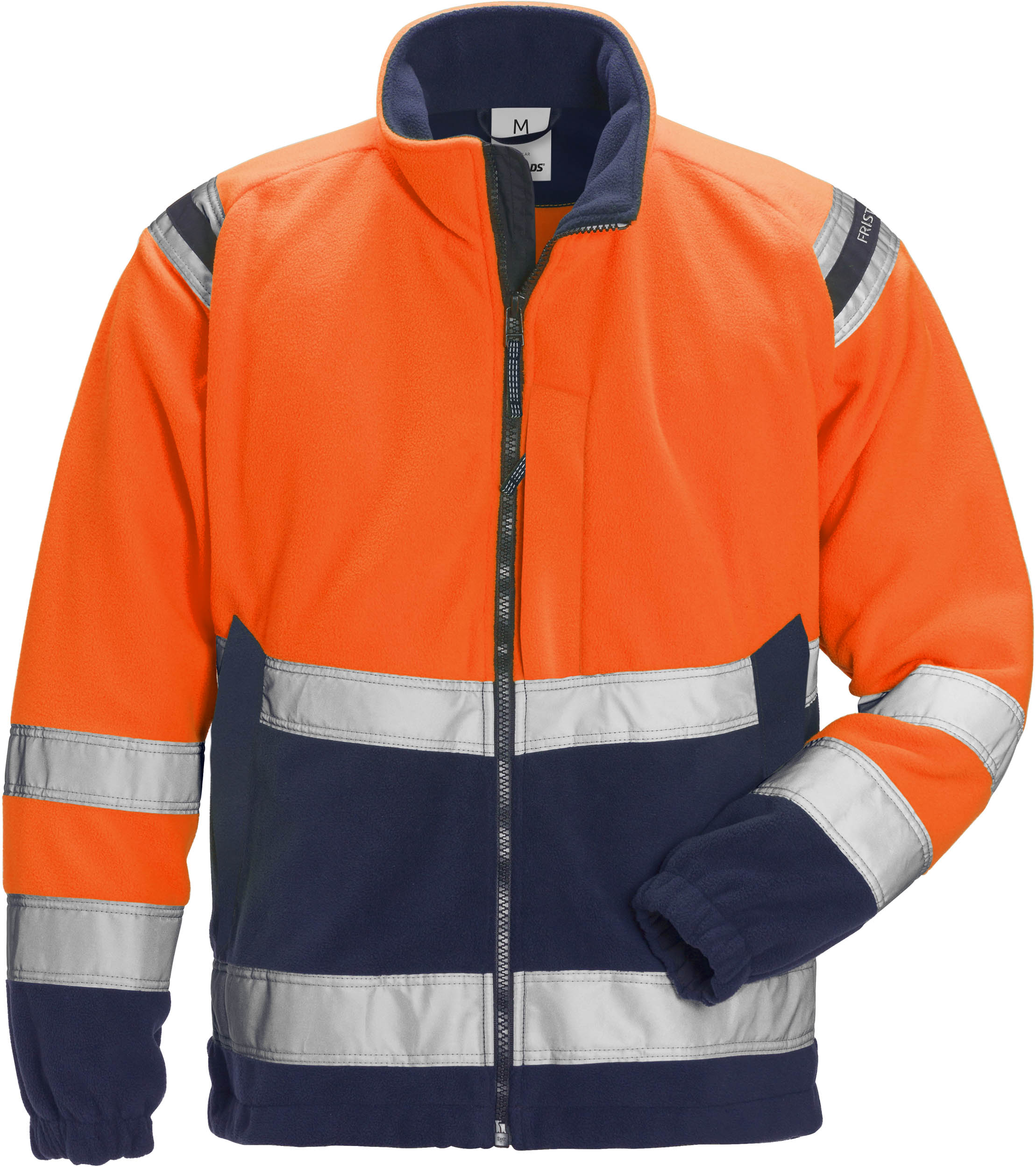FRISTADS 119625-271 High Vis Fleecejacke Kl. 3 4041 FE  Gr.XL Warnschutz-Orange/