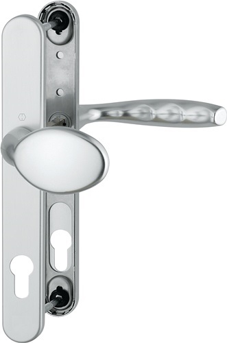 HOPPE 3257426 Profiltürgarnitur New York 76G/3346/1810 Aluminium F1 PZ für Türst