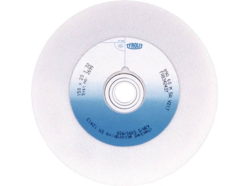 TYROLIT 2699 Schleifbockscheibe  Ø150xB20x32mm 60  Aluminiumoxid