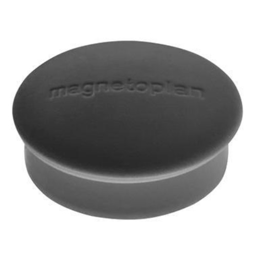 magnetoplan Magnet Discofix Mini 1664612 20mm schwarz 10 St./Pack.