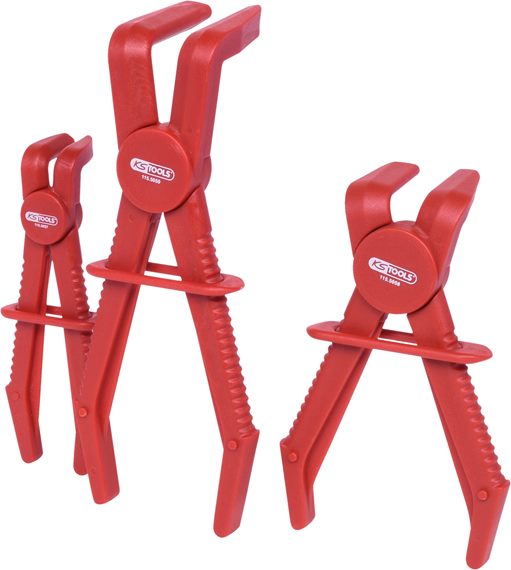 KS Tools 115.5055 Schlauch-Abklemm-Zangen-Satz 90°, 3-tlg.