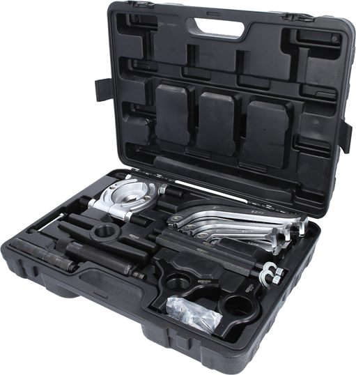 KS Tools 700.1200 Hydraulischer Abziehersatz 2-armig und 3-armig, 22-tlg.
