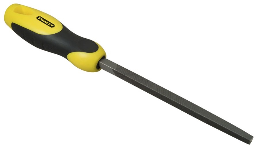 Stanley 0-22-462 Dreikantfeile mit Heft, Hieb 2, 200 mm