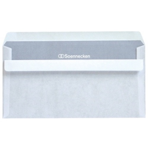 Soennecken Briefumschlag 2074 DIN lang oF sk weiß 100 St./Pack.