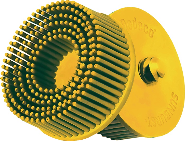 TYROLIT 34570184 Radialbürstenscheibe Sunburst Ø 51 mm Körnung 80 A80 COARSE PRE