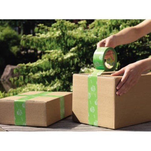 tesa Packband tesapack Eco & Strong 58156-00000 50mmx66m Aufdruck grün