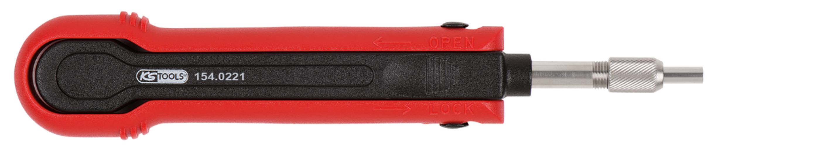 KS Tools 154.0221 Kabel-Entriegelungswerkzeug, Rundstecker/hülse 4,0mm