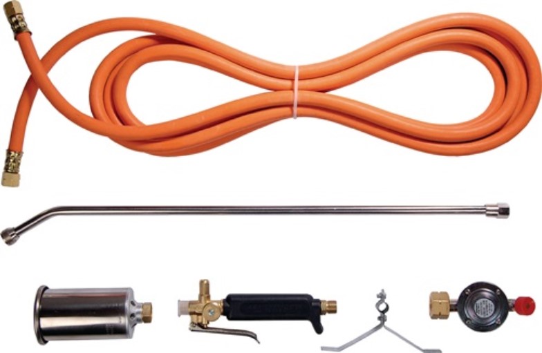 KAYSER 41635NW Propananwärmbrenner-Set  mit Druckminderer manuelle Zündung 5 m