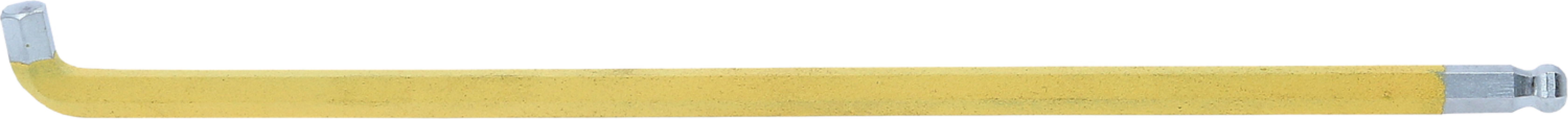 KS Tools 151.4427 Kugelkopf-Innensechskant-Winkelstiftschlüssel, XL, 6,0 mm, 108